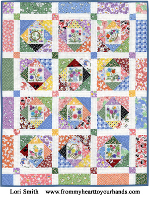 Nancy Jeans Garden of Buttons Pattern and Kit