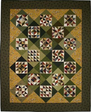 Sarahs Four-Patch Sampler Quilt